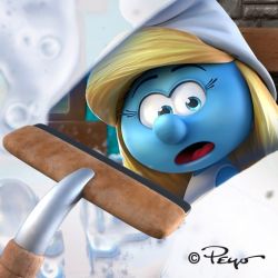 The Smurfs Village Cleaning Image